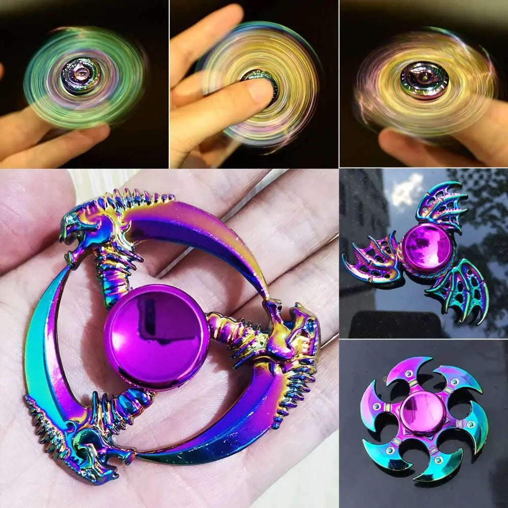 Dragon Wing Metal Rainbow High-Speed Fidget Spinner