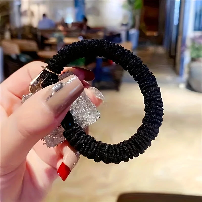 Water diamond headband, elegant retro design, adjustable imitation pearl hair clip, suitable for women