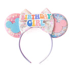 Mouse Ears Sequin Bow Cosplay Headband for Women & Adults