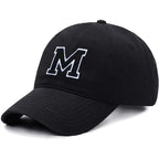 Initial Letter Embroidery Baseball Cap for Casual Sport Style