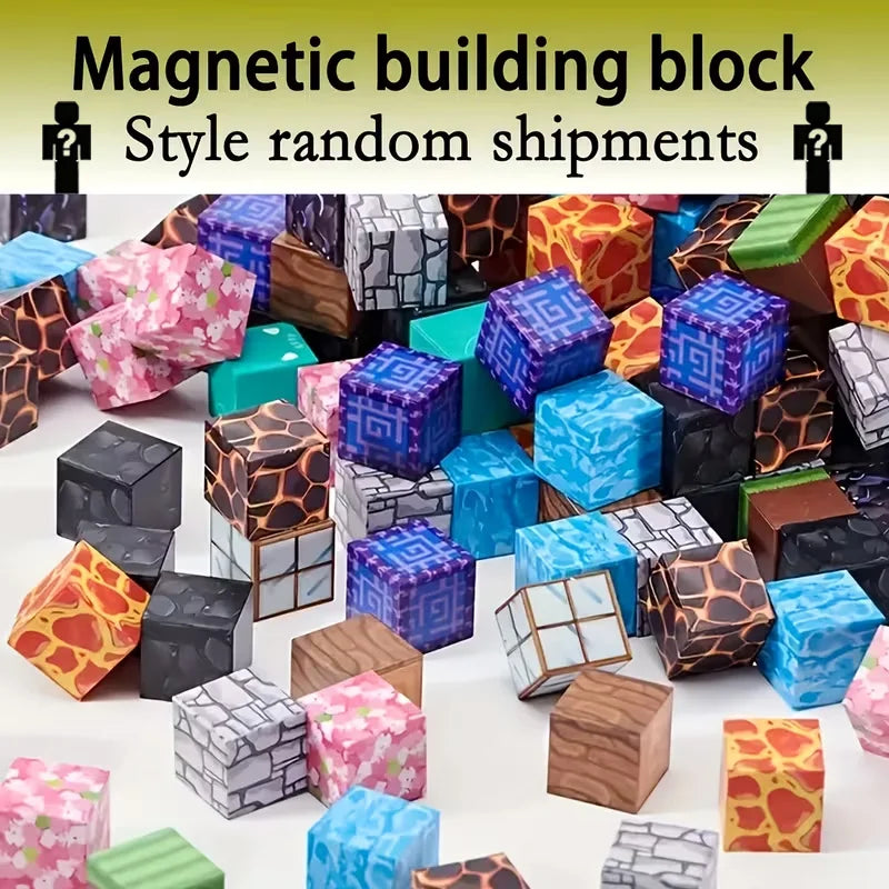 Magnetic Building Blocks Mine World STEM Construction Set