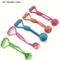 Durable Dog Rope Ball Toy for Interactive Tug and Chew Play