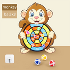 Educational Games Dart Board Baby Toy Stickey Ball Dart Indoor Sports Child Montessori Games for Children 3 to 7 Years