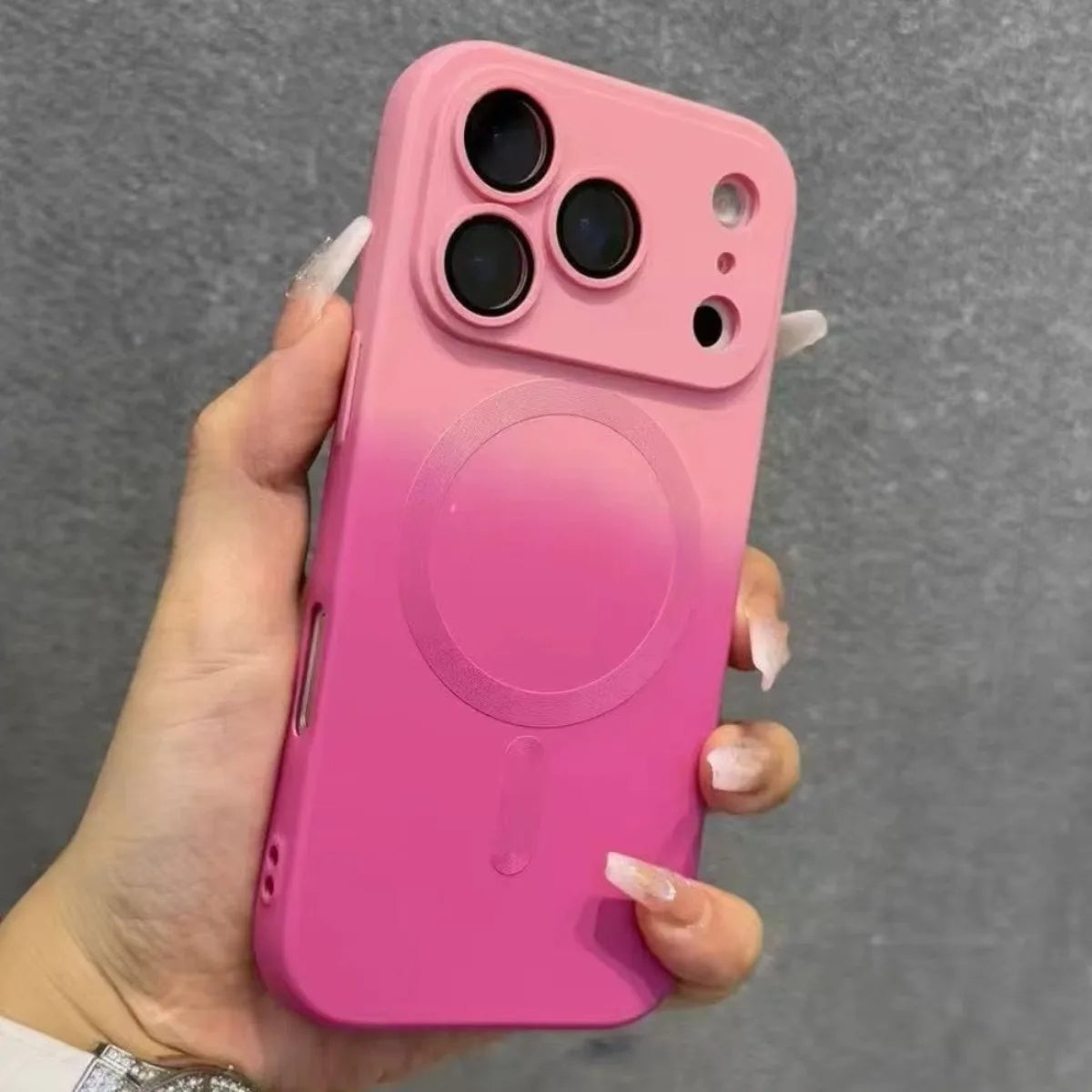 Silicone Soft Phone Case Slim Protective For Apple iPhone 18 17 Air 16 Pro Max 15 14 Plus 13 12 11 for Magnetic Gradient Cover