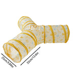 Foldable Interactive Cat Tunnel Toy for Indoor Play and Exercise