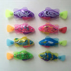 LED Swimming Robot Fish Cat Toy for Interactive Hunting Play