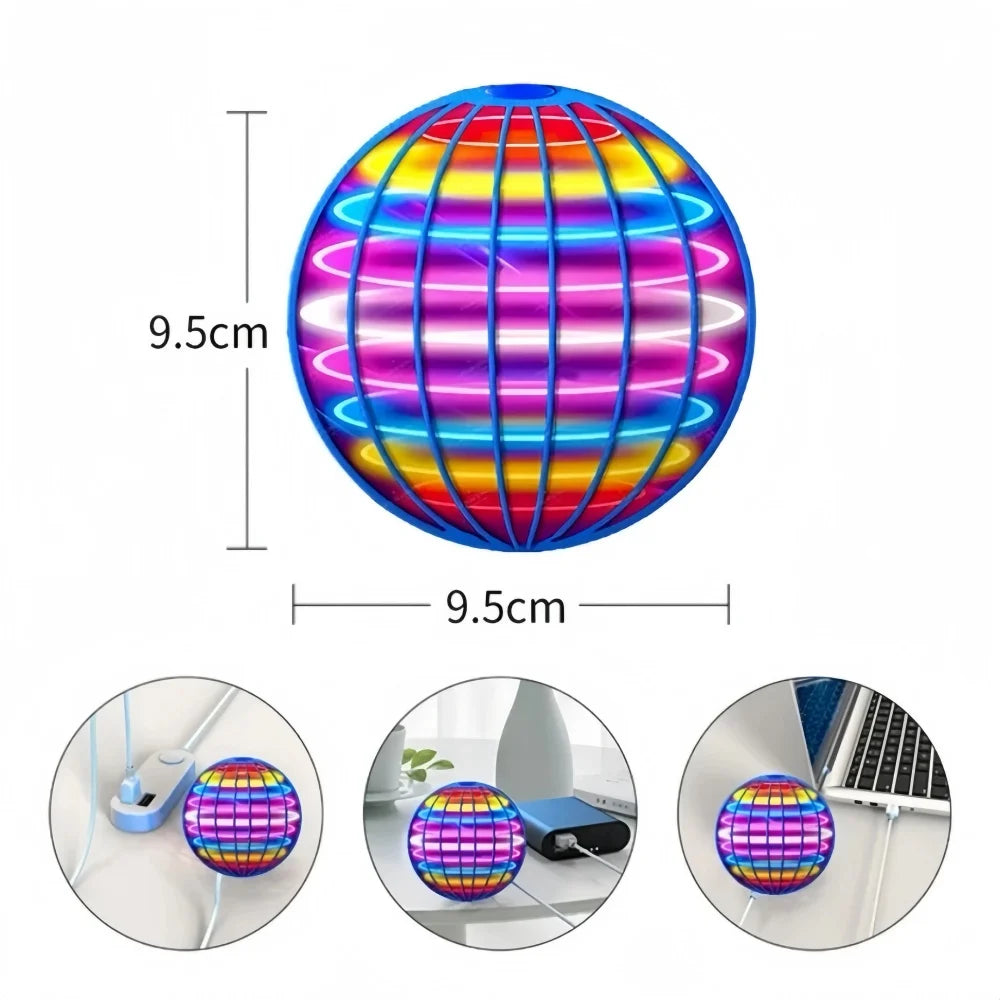 LED Hand-Controlled Flying Ball Toy