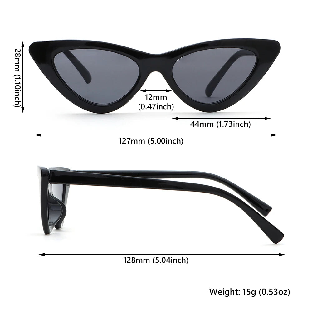 Kids Cat Eye Triangle UV400 Sunglasses for Boys & Girls