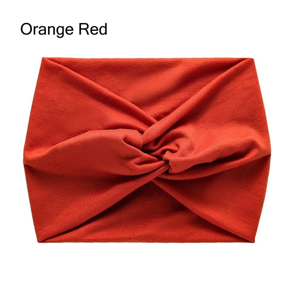 Twisted Extra Wide Turban Workout Headband for Women