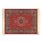 Mairuige Mini Persian Carpet Mouse Pad Desk Computer Notebook Mouse Mat Tea Coaster Pet Pad Multifunctional Anti-slip Desk Pad