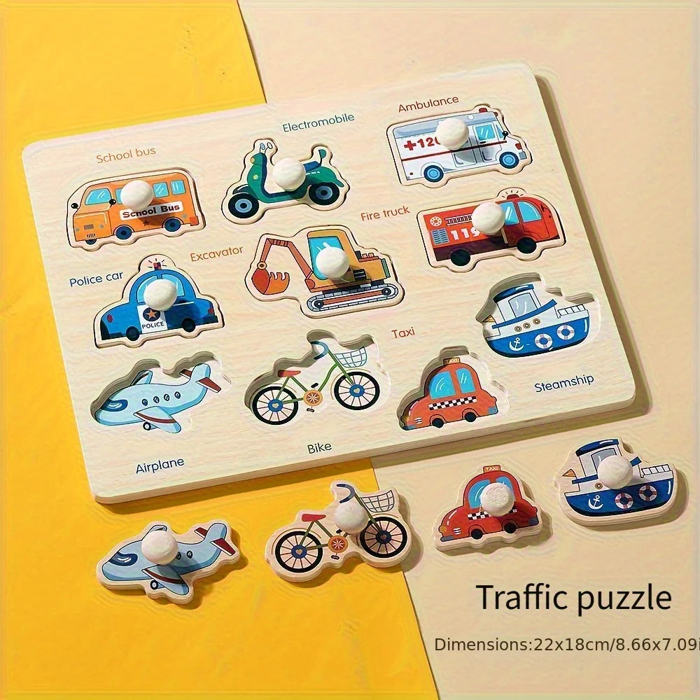 Montessori Geometry Shape Matching Puzzle Board