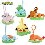 Cute Pokémon Plush Keychain Cartoon Bag Charm Set