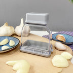 Manual Garlic Press Grinder – Multifunction Garlic Crusher, Cutter & Peeler Kitchen Tool