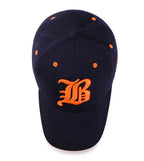 Embroidered Cotton Snapback Baseball Cap for Casual Outdoor Style