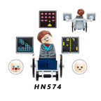 Horror Movie Serie Ash Sally Eerrifier Mini Action Figures Model Building Blocks Thrilling Ghosts Souls Doll Bricks Kit Toy Gift