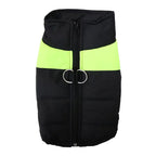 Pet Dog Jacket Warm Winter Clothes For Small Large Dogs Labrador Coat Windproof Waterproof Puppy Costume Vest With D-ring Pug