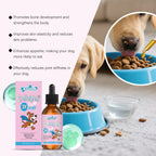 Dog Liquid Collagen Drops Intestine Repair Improve Digestive System Health Nourish Skin Coat Dogs Dietary Nutrition Care Agent