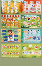 Montessori Busy Book for Kids Interactive Learning Activity Book