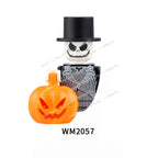 WM6075 WM6101 WM6102 Horror Movie Action Figure Building Blocks Halloween Series Character Accessories Model Brick Toys For Kids