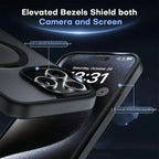 Luxury Magnetic Holder Armor Shockproof Wireless Charging Phone Case for iPhone 18 17 16 15 14 13 12 11 Pro Max Air Cases Cover