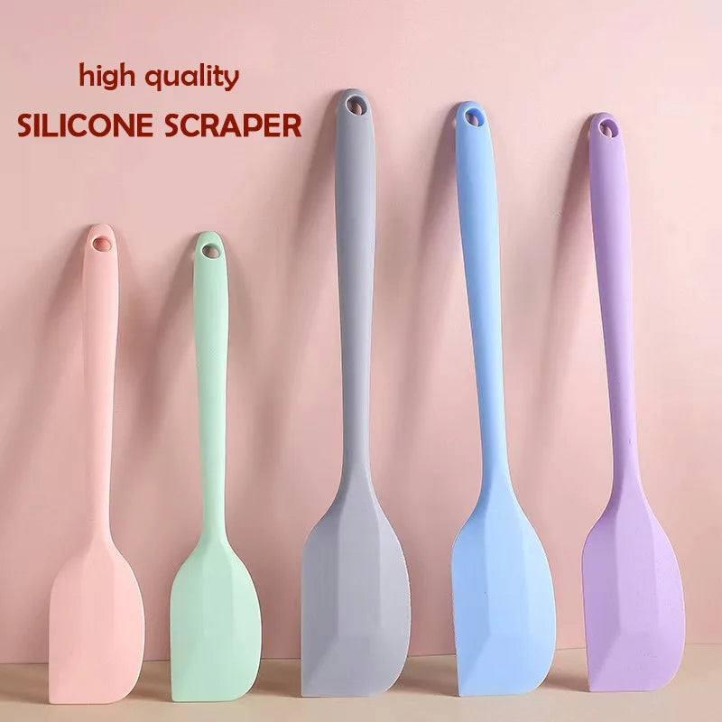 Heat Resistant Silicone Spatula – Non Stick Cream & Baking Tool