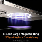 Luxury Clear For Magsafe Wireless Charge Matte Phone Case For iPhone 18 17 AIR 11 12 13 14 15 16 Pro Max Plus Magnetic Cover