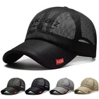 Summer Embroidered Mesh Baseball Cap for Sun Protection