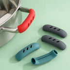 2PCS Silicone Pan Handle Cover – Heat Resistant Non-Slip Grip Sleeve