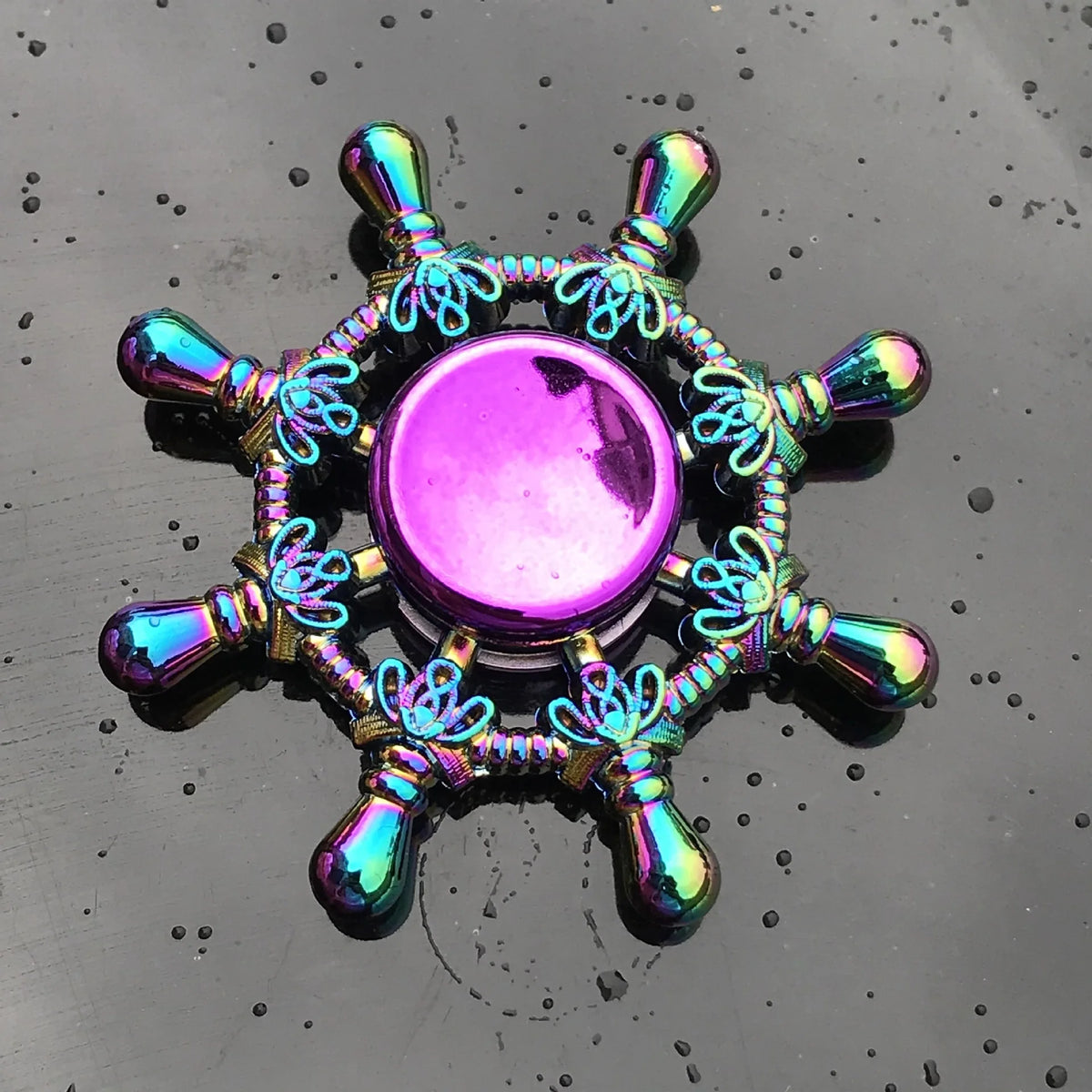Colorful Metal Fidget Spinner – Stress Relief Toy