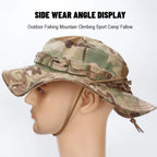 1pc/3pcs Camo Boonie Hat Sunscreen Breathable Bucket Hat Men's Outdoor Hiking Hunting Fishing Windproof Fisherman's Hat