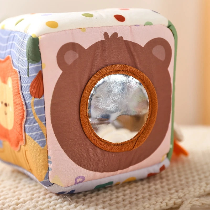Montessori Cloth Tissue Box Sensory Activity Toy for Babies