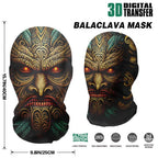 Skeleton Full Face Fashion Headwear Mask Motorcycle Perspective Net Balaclava Bike Outdoor Wearing Halloween, Christmas Mask