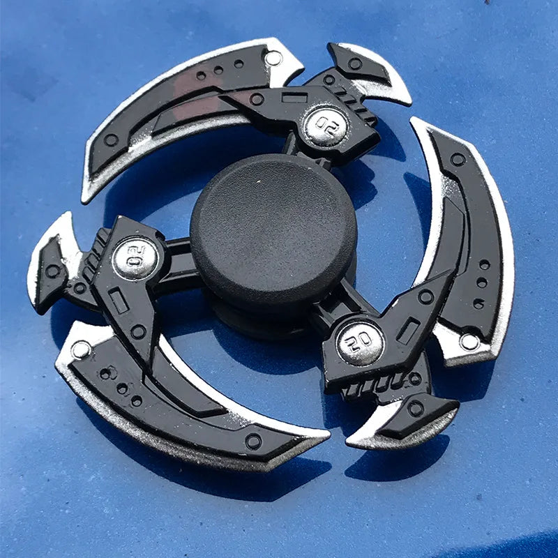 Anime Metal Fidget Spinner Zinc Alloy Silent Stress Relief Toy