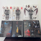 NECA Pennywise Joker Action Figure Toy Doll Horror Halloween Christmas Gift 18cm Bookshelf Ornament