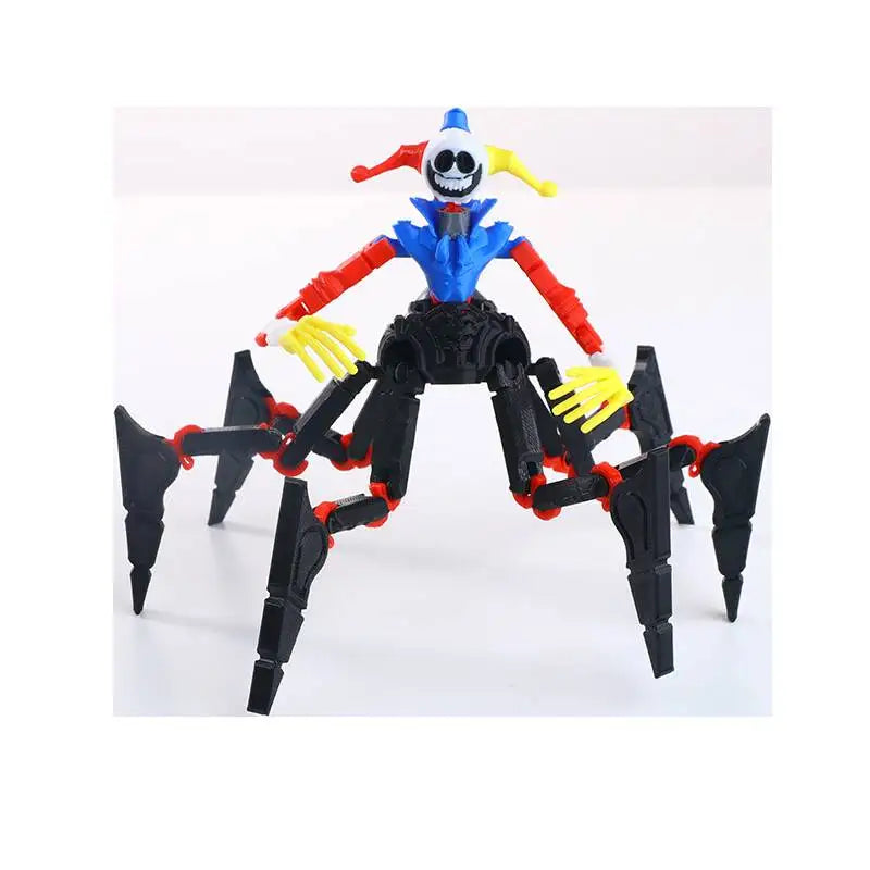 3D Printed Horror Monster Action Figure Movable Joints Desktop Ornament Stress Relief Toy Gift for Game Fans