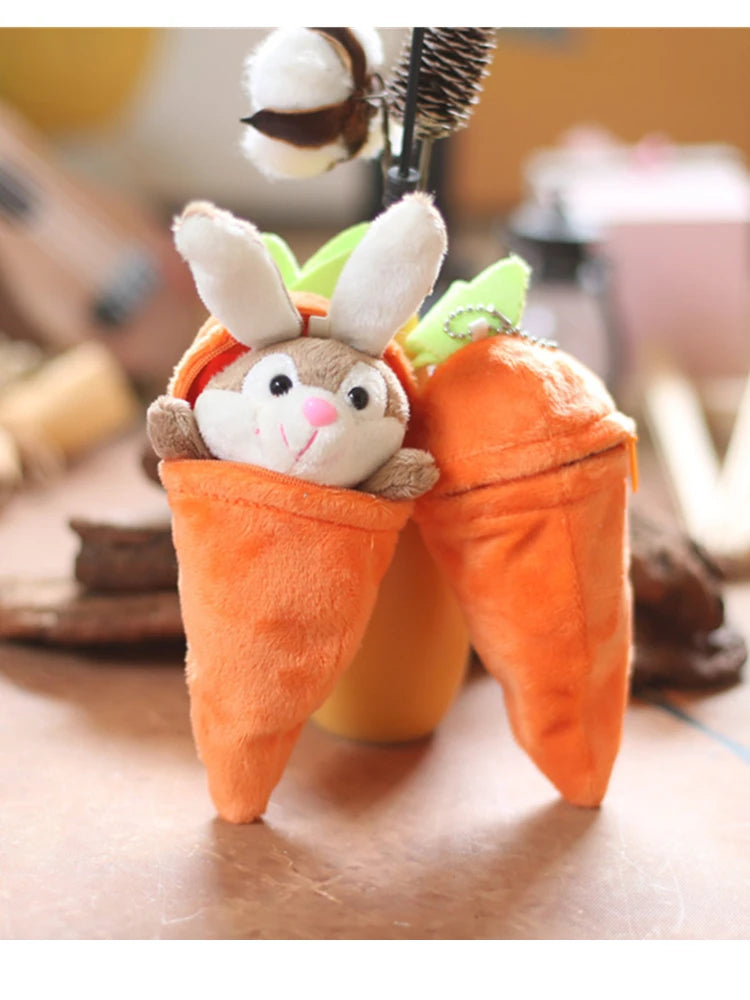Rabbit Carrot Plush Pendant Detachable Rabbit Carrot Pendant