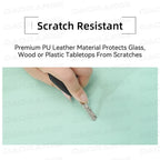 Creative Universal Anti-slip Mouse Pad Leather Gaming Mice Mat New Desk Cushion Fashion Comfortable For Laptop PC MacBook
