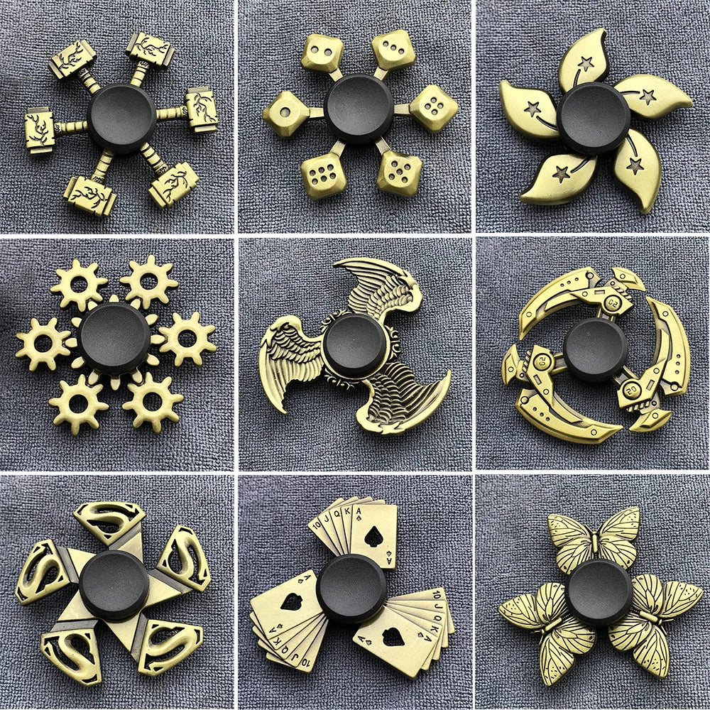 Premium Bronze R188 Metal Fidget Spinner