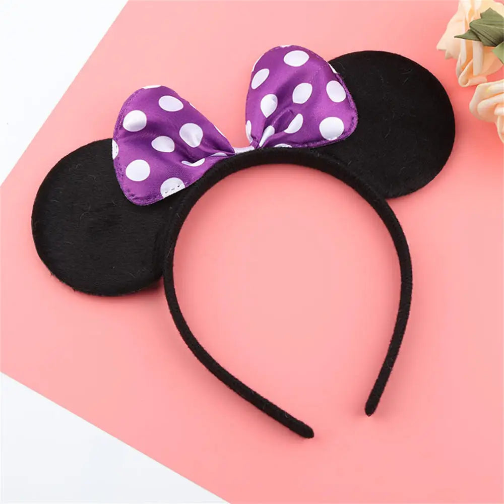 Mouse Ears Sequin Bow Headband for Kids & Moms