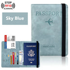 Travel Passport Holder Wallet for Men & Women