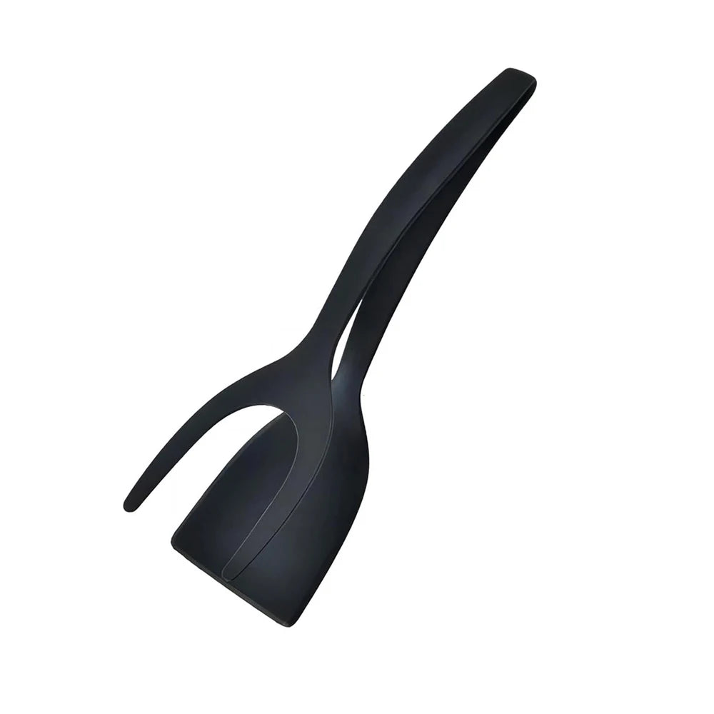 2-in-1 Grip Flip Spatula Clamp – Non-Stick Kitchen Turner Tool