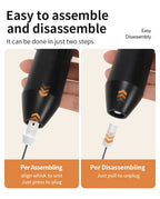 Wireless Electric Milk Frother Type-C Rechargeable Handheld Coffee Whisk Mixer
