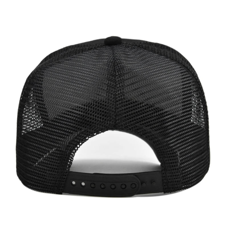 Custom Logo 5 Panel Mesh Baseball Cap for Outdoor Branding