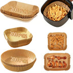 Disposable Air Fryer Paper Liners – Oil Proof Non-Stick Parchment Baking Paper
