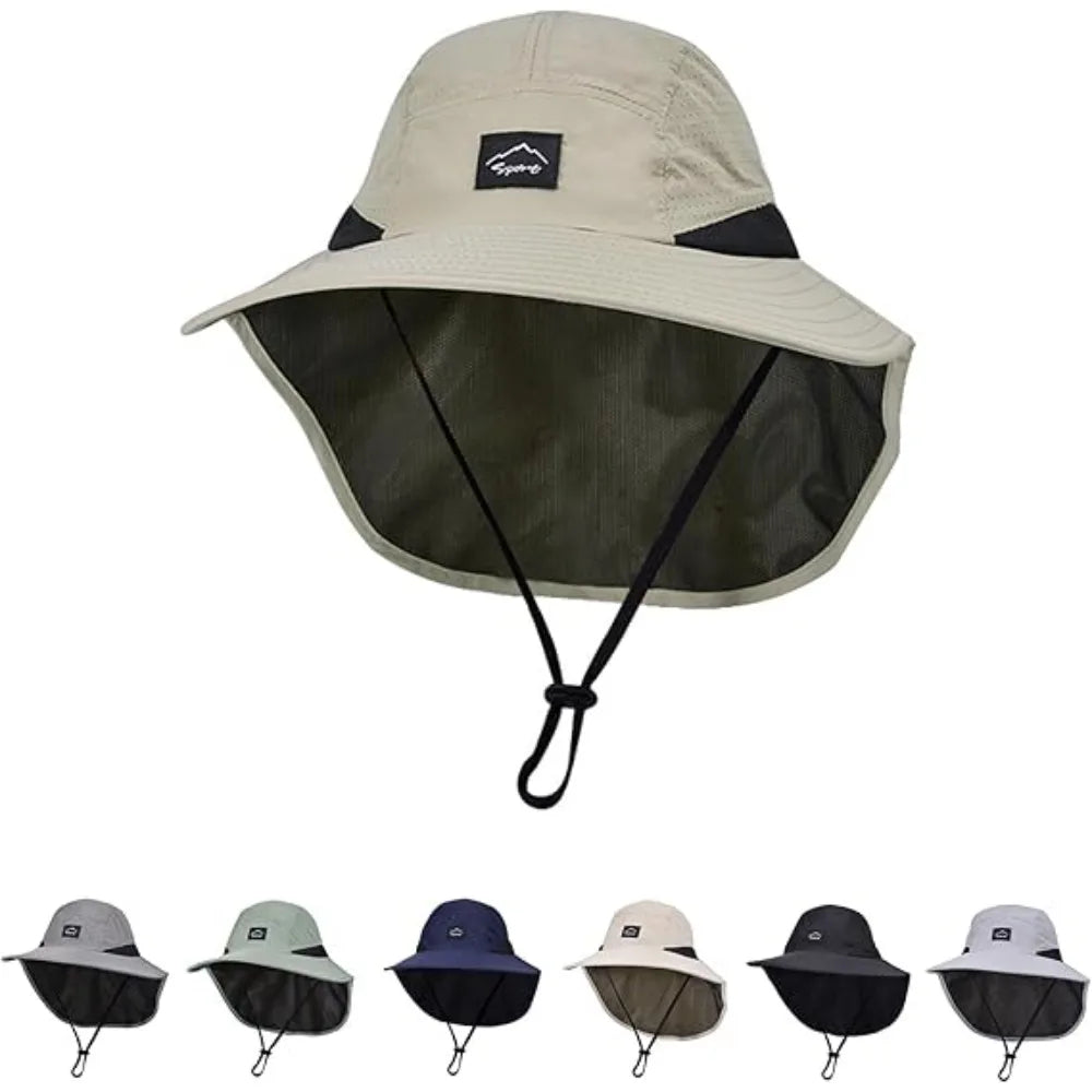 Waterproof Wide Brim Sun Hat for Hiking and Outdoor Adventures