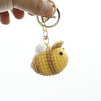 Funny Sheep Crochet Keychain Cute Animal Bag Charm