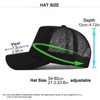 Custom Logo 5 Panel Mesh Baseball Cap for Outdoor Branding