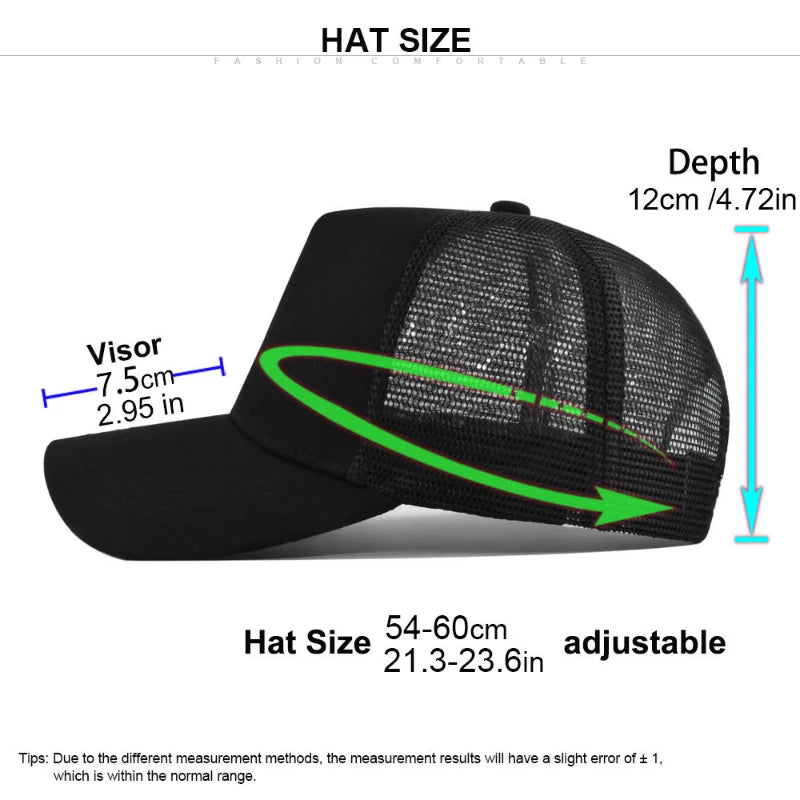 Custom Logo 5 Panel Mesh Baseball Cap for Outdoor Branding
