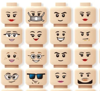 *Print Heads* 10 pcs DIY enlighten block bricks,Compatible With Assembles Particles
