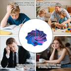 3D Printed Fidget Star Spinner – Sensory Stress Relief Toy